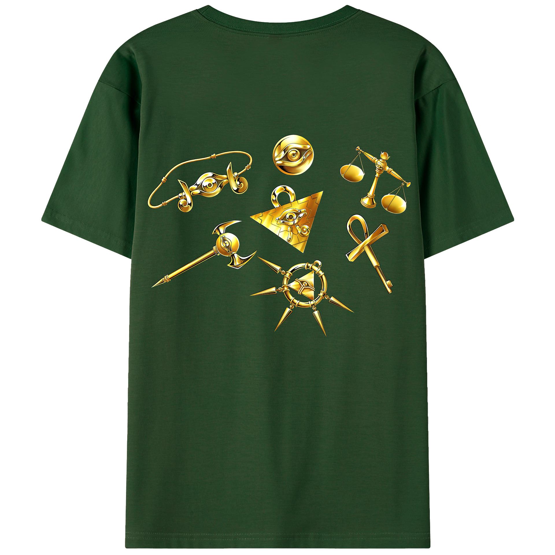 （画像用） 遊☆戯☆王 Yu-Gi-Oh! 綿100％半袖Tシャツ（背面プリント）